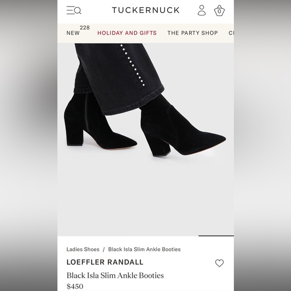 Black Isla Suede Bootie - Picture 5 of 6